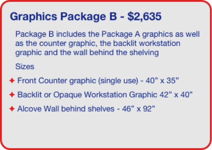 Mural and Product trade show exhibit design IM2 Graphic Package B