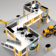 Two Story double deck Trade Show Display