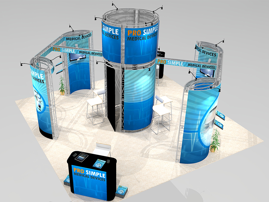 Trade Show Truss Booth Rental ASH2020