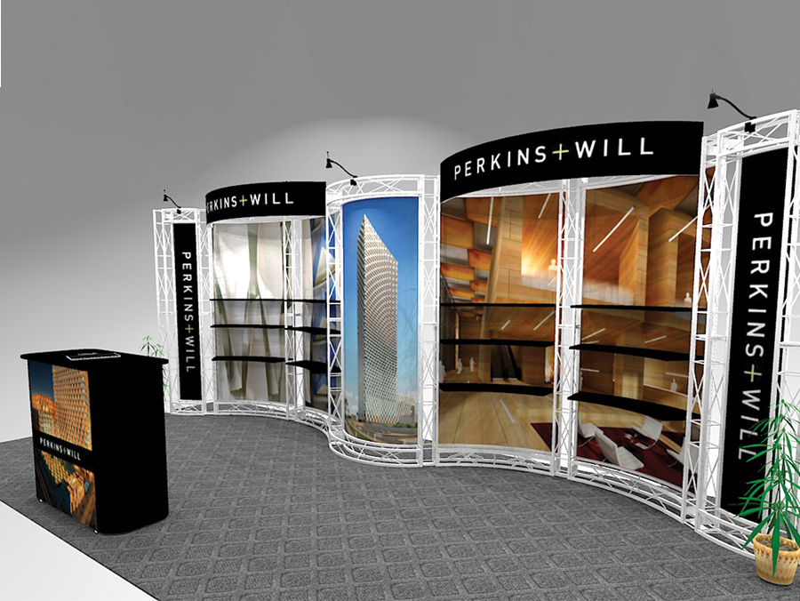 pac1020 truss trade show display booth rental