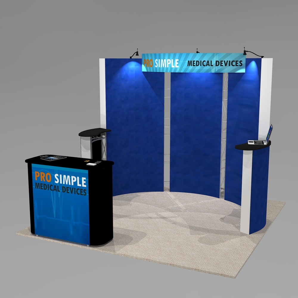 Cost effective trade show exhibit design TAH10 Graphic Package A