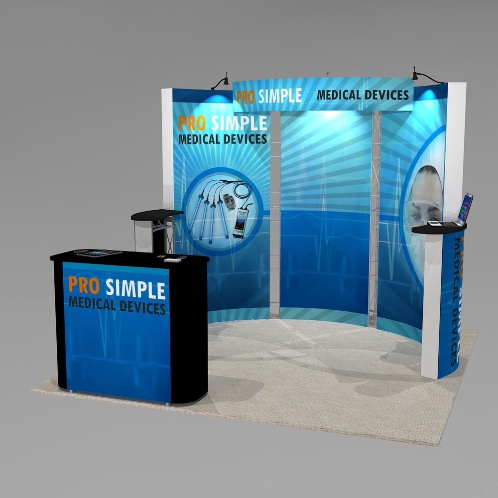 Cost effective trade show exhibit design TAH10 Graphic Package A