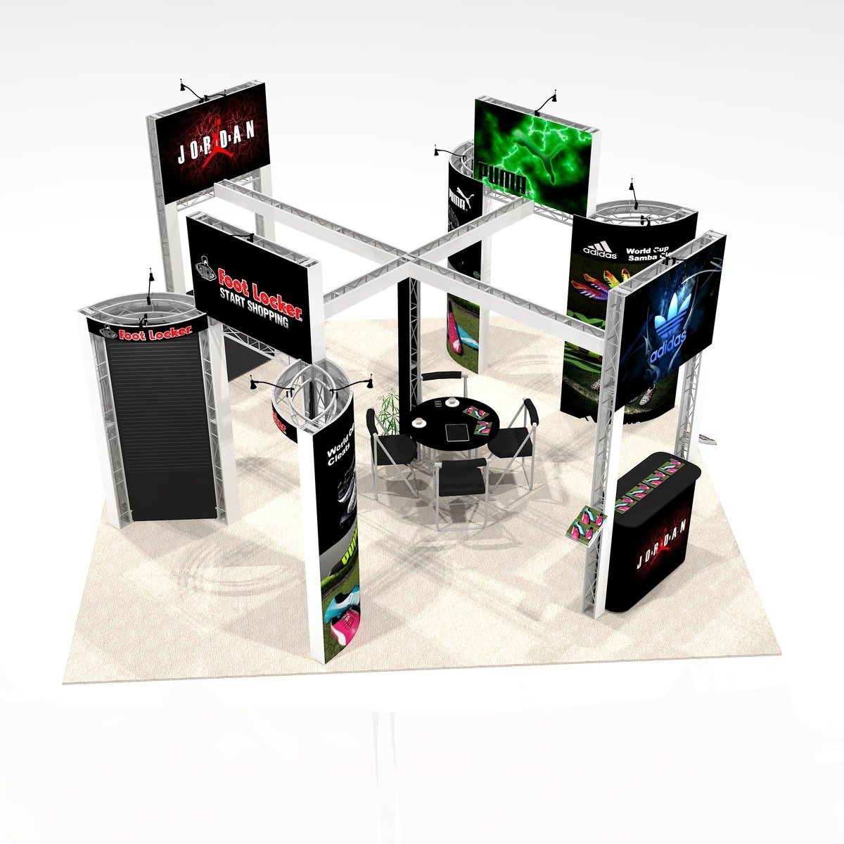 Island trade show exhibit design FRA2020 Graphic Package B