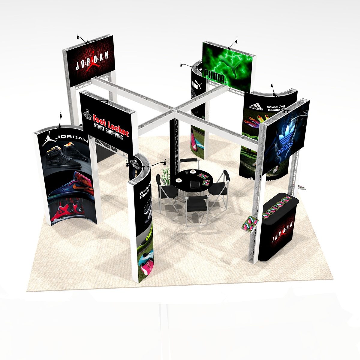 Island trade show exhibit design FRA2020 Graphic Package C