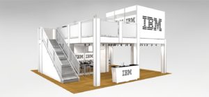 large two story exhibit rental in las vegas