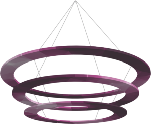 Tapered Ring Hanging sign