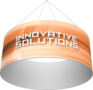 TensionLite Round Hanging Sign