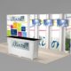 AM1020V3-BL_Custom Backlit 20 Ft. Display Wall with Flat Screens and Accent panels
