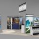 Open Floor Space Trade Show Island Booth Design