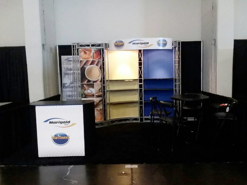 Nice Product Display Exhibit Rental Design Back Drop for Trade Shows