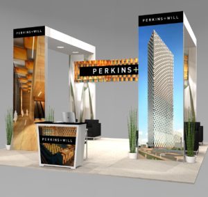New design for Island trade show booth spaces