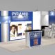 PO1020-BL-20 ft Trade Show Exhibit Rental with meeting space