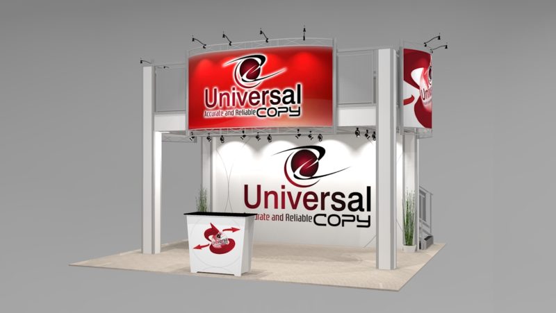 UC2020V2A-DD_Popular Design for Trade Show Double Deck