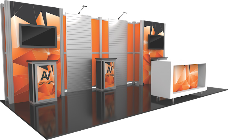 Trade-show-display-designs-with-flat-screens-and-slatwall